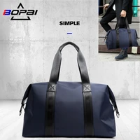 bopai 2021 hot men travel duffle bags simple fashion business casual load bearing shoulder carry hand luggage bags male female