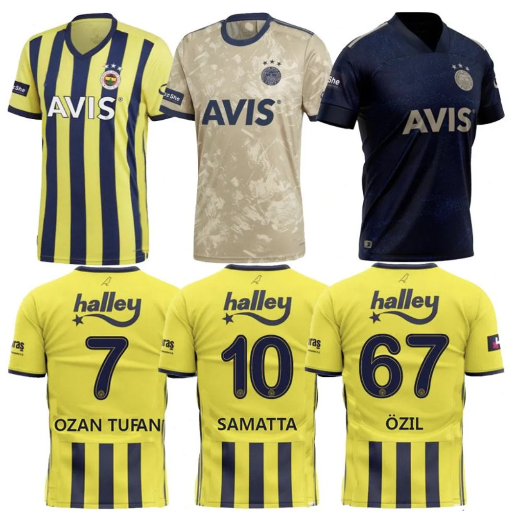 

2021 Fenerbahce soccer jerseys 2020 2021 CAMISETAS DE FUTBOL home Mesut ozil Ozan Tufan Peroti Samata Camiseta football shirt