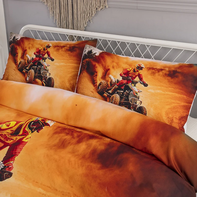 Постельное белье желтое с 3D рисунком королевский комплект постельного белья для