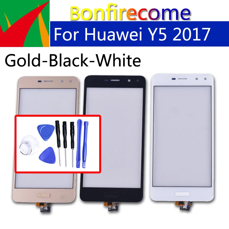 

5.0" For Huawei Y5 2017 Touch Screen Digitizer Front Glass Panel For MYA-L03 MYA-L23 MYA-L02 MYA-L22 Touchscreen LCD Glass Lens