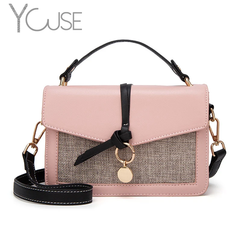 Женская сумка Кроссбоди YOUSE 2020 в Корейском стиле контрастного цвета маленькая