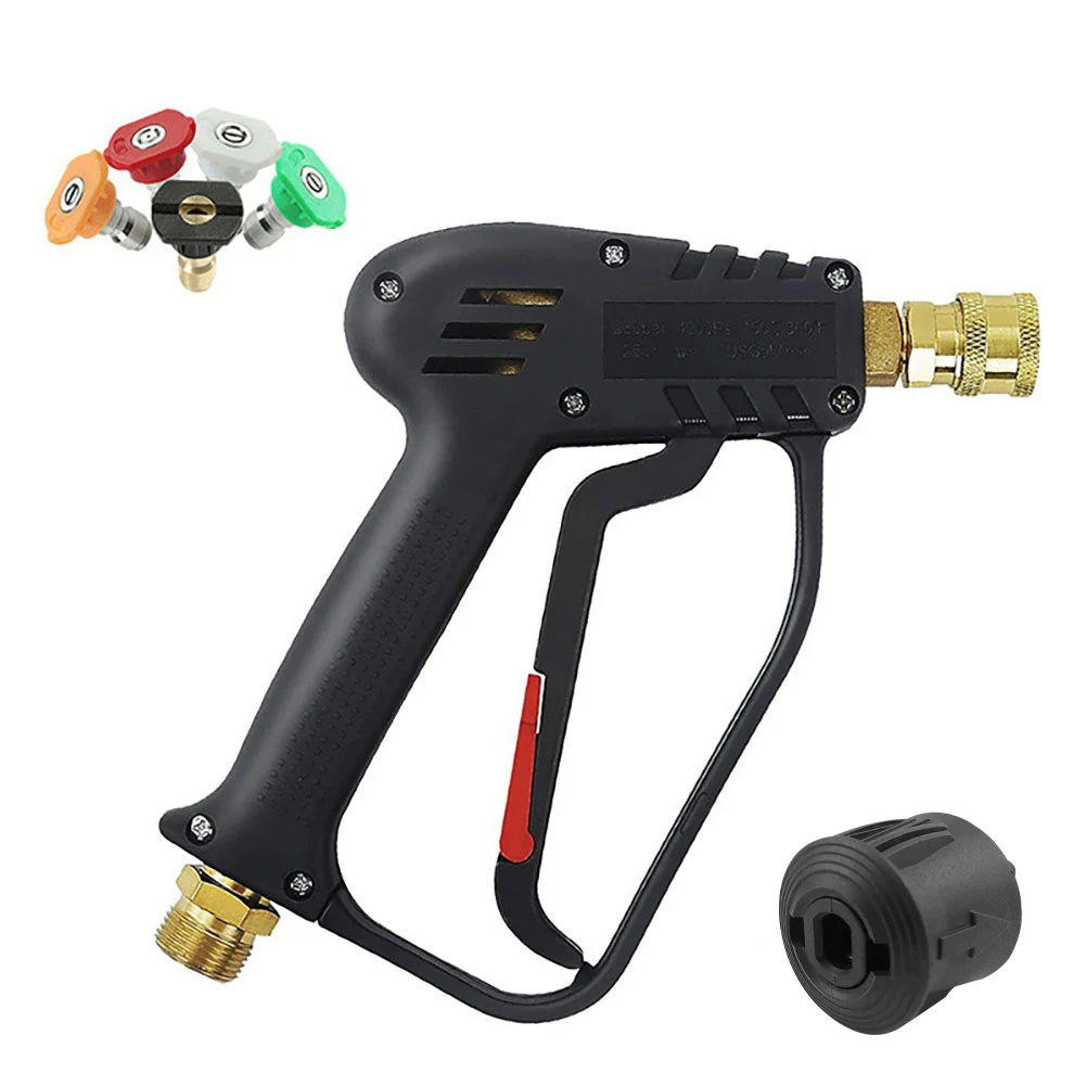 Swivel Bottom High Pressure Gun With Quick Connect Color Nozzle Kit For Karcher / Nilfisk Bosch Black&ampDecker Car Wash | Автомобили и
