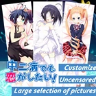 Подушка для постельного белья Love, Chunibyo  Other Delusions, таканаши Рикка, Наволочка на заказ, 50x150 см, подушка для постельного белья Dakimakura