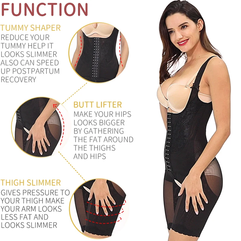 Всего тела формирователь боди танцевальная одежда Для женщин белье плюс размеры