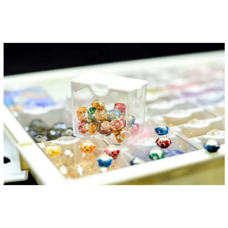 

42/50/78 pcs Diamond Painting Cross Stitch Tools Beads Container Diamond Embroidery Storage Accessory Mosaic Convenience Box