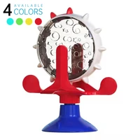 interactive cat feeding toy original rotatable wheel toy kitten and dog pet windmill accessories comedero perro