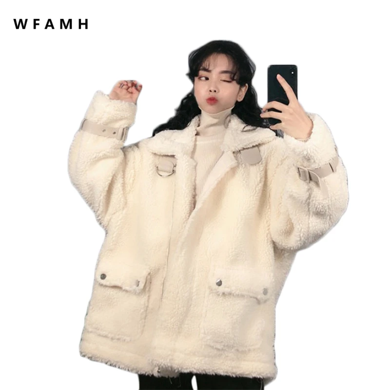 Женское длинное бархатное пальто, Корейская версия, утолщенное пальто из натуральной овечьей шерсти, зима-Зима 2020