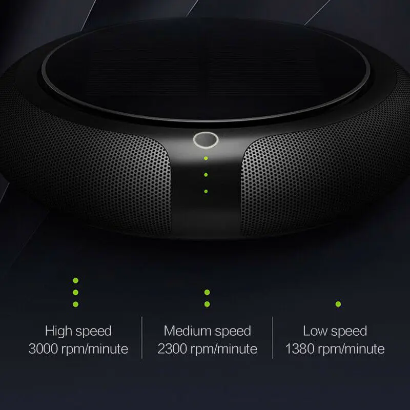 Освежитель воздуха на солнечных батареях для автомобиля Очистка отрицательными