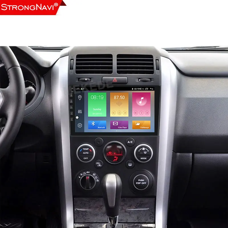 Автомобильный DVD-плеер 2 din Android 10 0 4 + 64 ГБ для Grand Vitara 2005-2015 с IPS-экраном DSP
