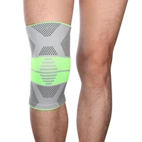 80hotmumian a10 classic gray green knitted warm sports knee pad protector for fitness