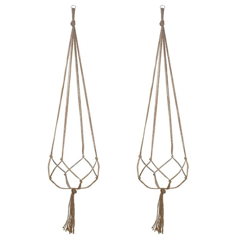 

Plant Hanger Indoor Outdoor Hanging Planter Basket Flower Pot Holder Hemp Rope home decoration accessories(Pot NOT Included)