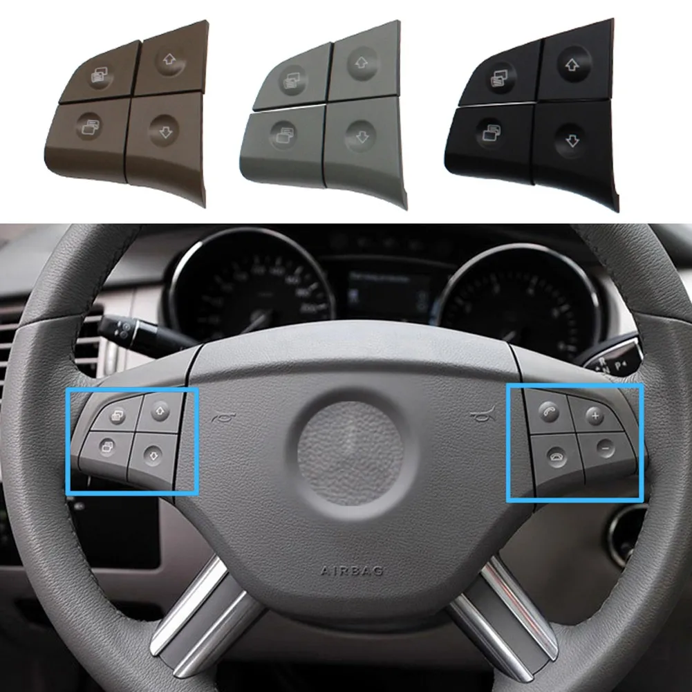 

A Steering Wheel Multi-Function Switch Control Buttons For Benz GL R B ML Class Car Accessories Four-button Button Switch Left