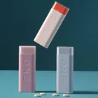 2021 портативный дорожный контейнер для таблеток, контейнер для лекарств, дорожный контейнер для лекарств, милый мини-органайзер для хранения, пластиковый контейнер для таблеток