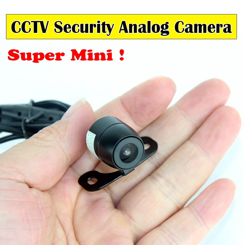 Аналоговая камера видеонаблюдения широкоугольная мини-камера безопасности 12 В