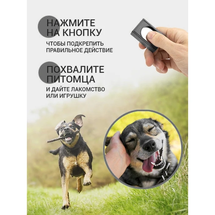 Кликер инструмент для дрессировки и обучения животных брелок аксессуар