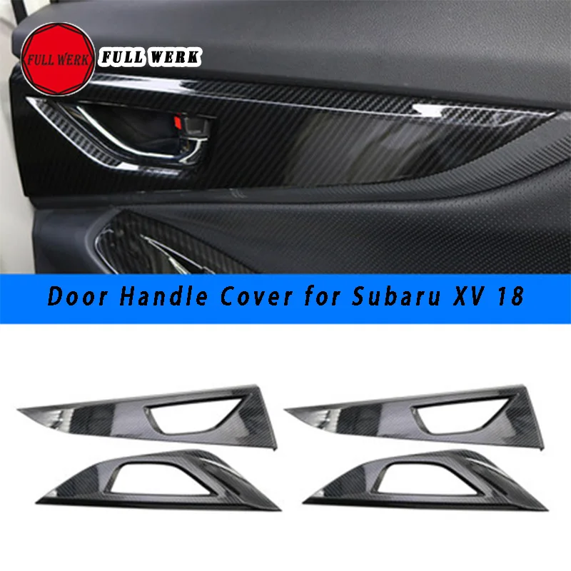Аксессуары для интерьера автомобиля из углеродного волокна Subaru XV 18 19 чехол