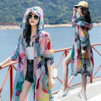 sun protection clothing women summer thin section long size new anti ultraviolet long sleeved hooded sun protection clothing