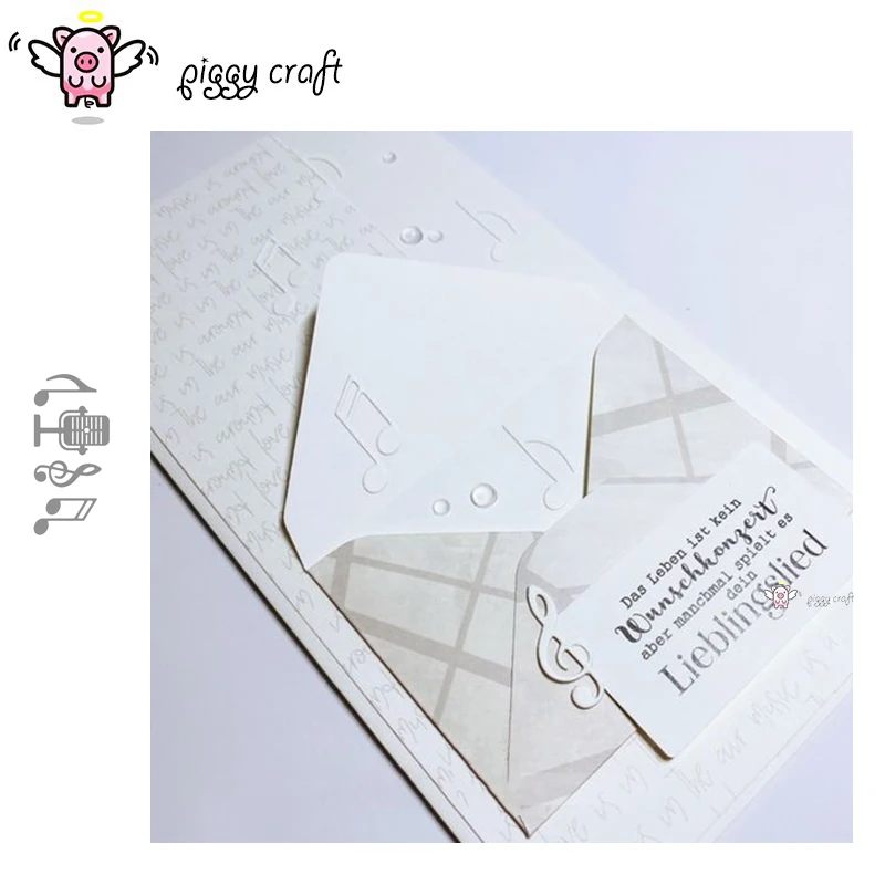 Металлические Вырубные штампы форма для вырезания музыкальных нот украшение