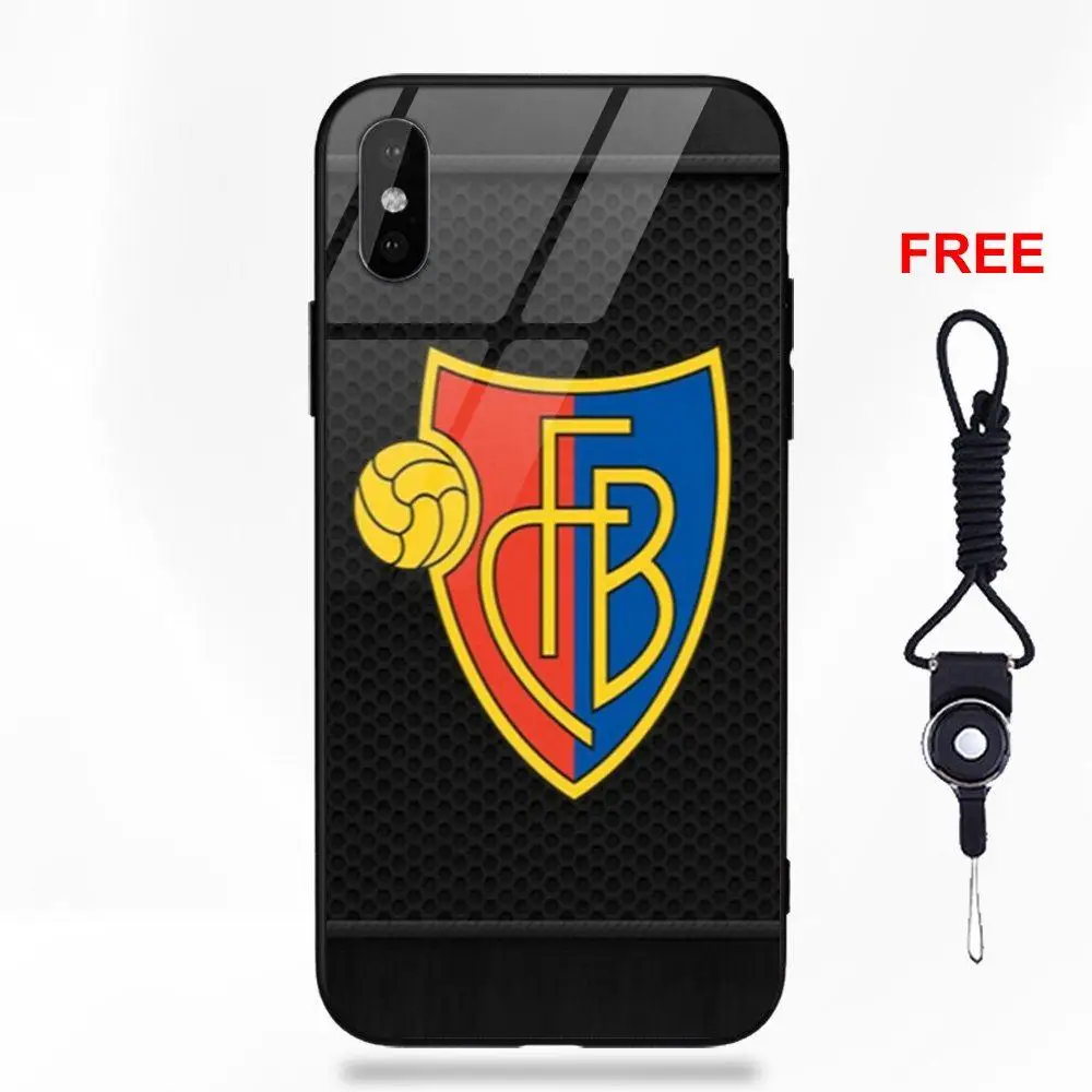 Popular Fc Basel Football Logo For Apple iPhone X XS Max XR 5 5C 5S SE 6 6S 7 8 Plus | Мобильные телефоны и аксессуары