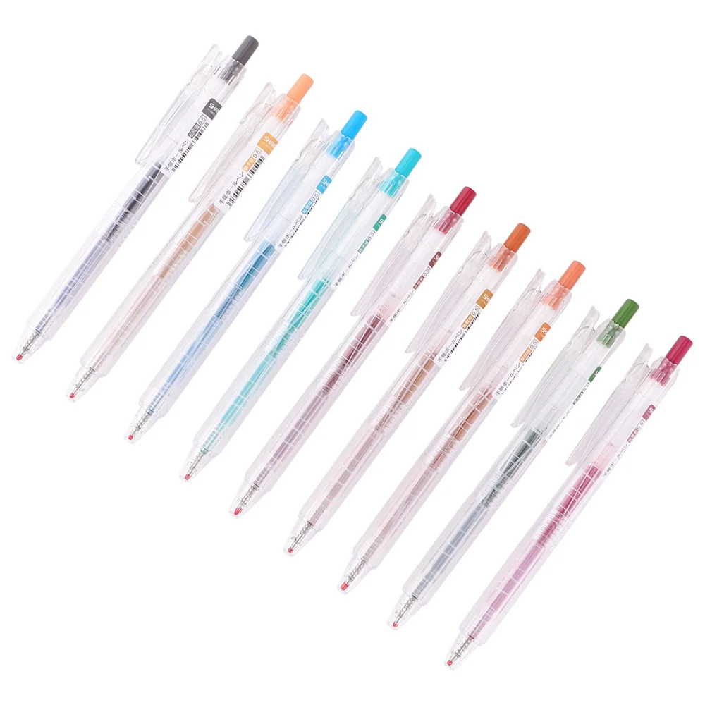 

1 Set of Creative Scrapbook Pen Multi Color Pen Stationery Supplies Marker Pens Colorful (Colors Nordic Style)