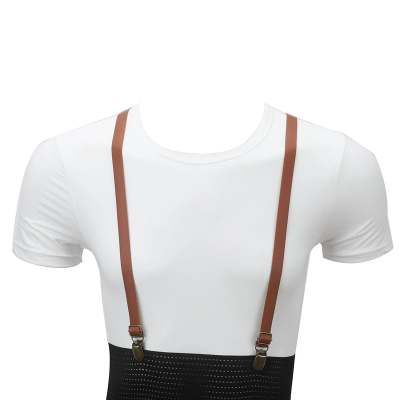 Подтяжки из искусственной кожи для мужчин и детей папы ребенка тонкие подтяжки