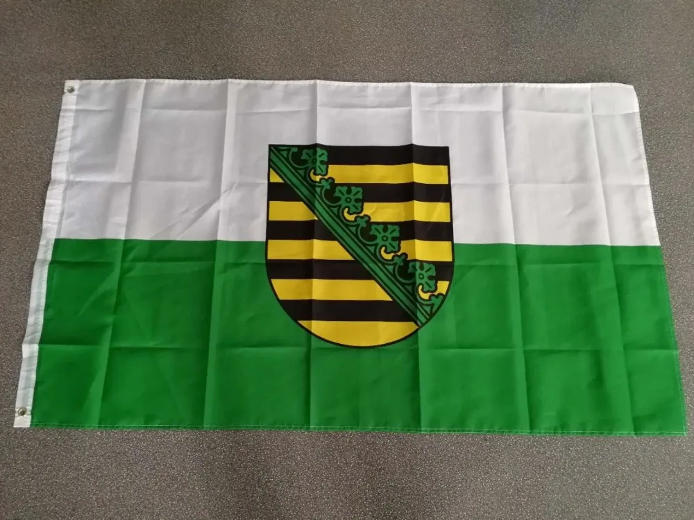 

90x150cm germany State flag of Saxony