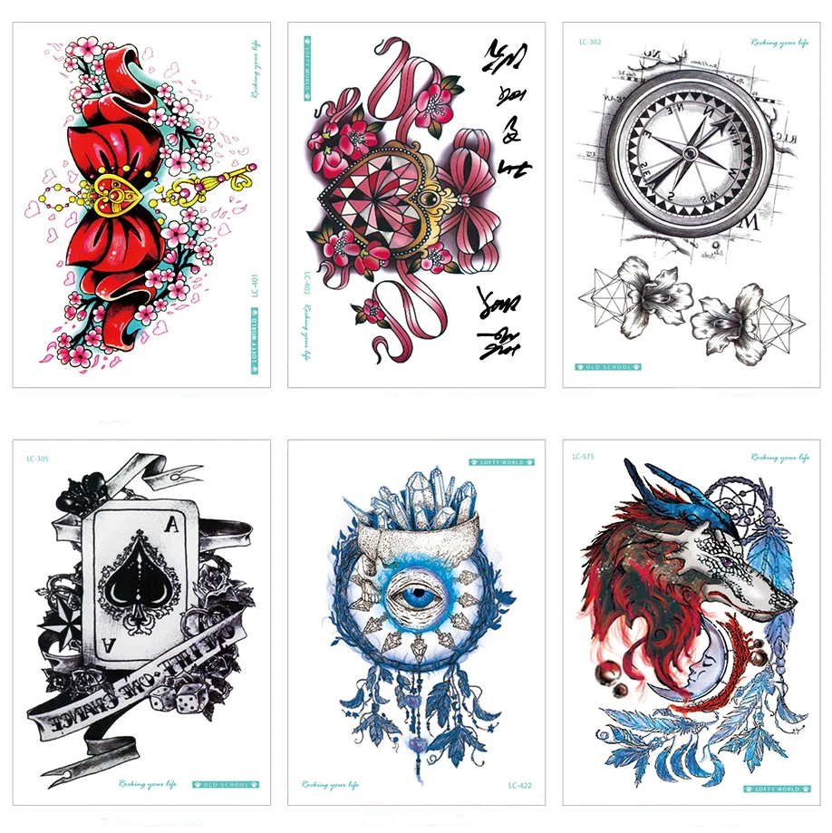 21x15 см Новый тату цветной парк Цветок руку палочка|tattoo sticker|waterproof temporary tattoo