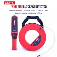 uni t ut661a ut661b wall pvc iron pipe blockage detector diagnostic tool scanner pipeline blocking clogging plumbers instrument