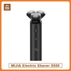 Оригинальная электробритва Xiaomi Mijia S500 Для сухого и влажного бритья на 360 градусов, моющаяся Бритва для волос с двумя лезвиями для мужчин, удобная и чистая Бритва для лица