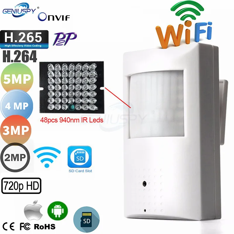 Беспроводная IP камера 720P 960P 3 Мп 5 МП ИК светодиодный 1080 нм|wireless ip camera|ip cameracard slot |
