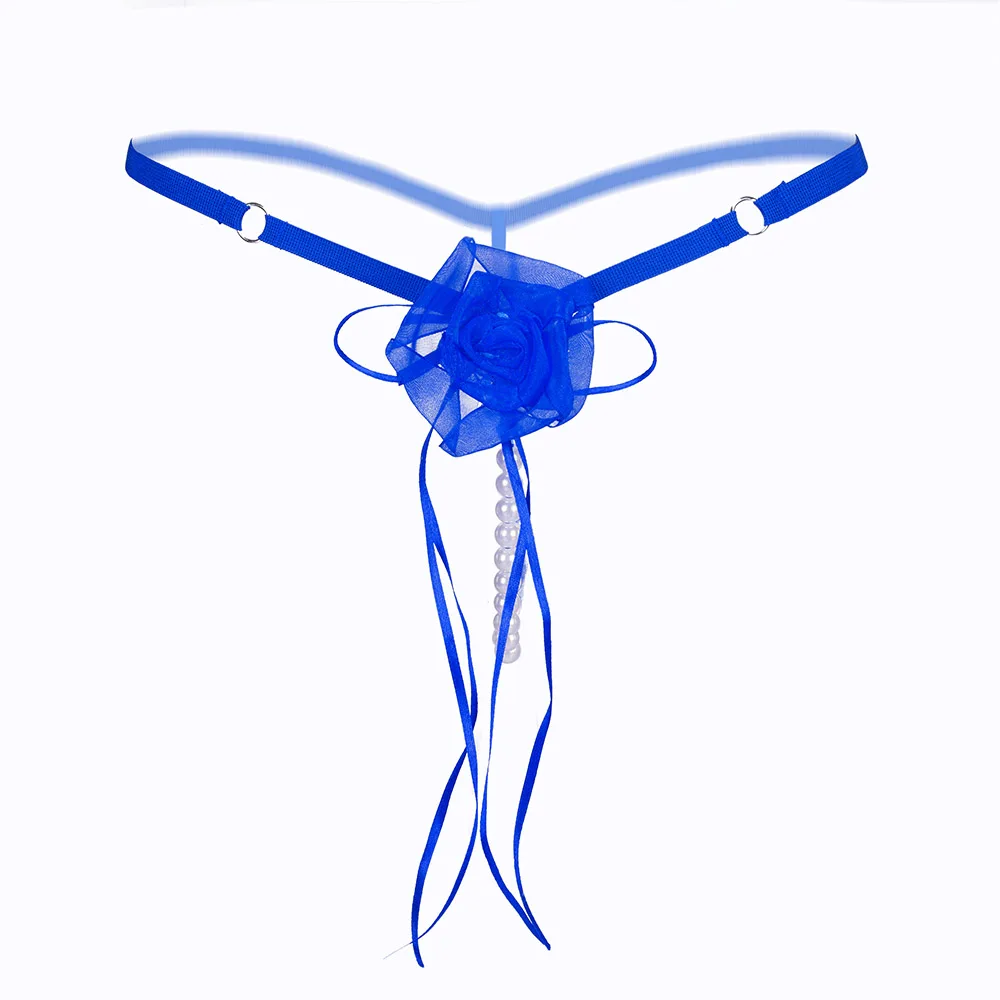 Розовые трусики сексуальное жемчужное нижнее белье с заниженной талией