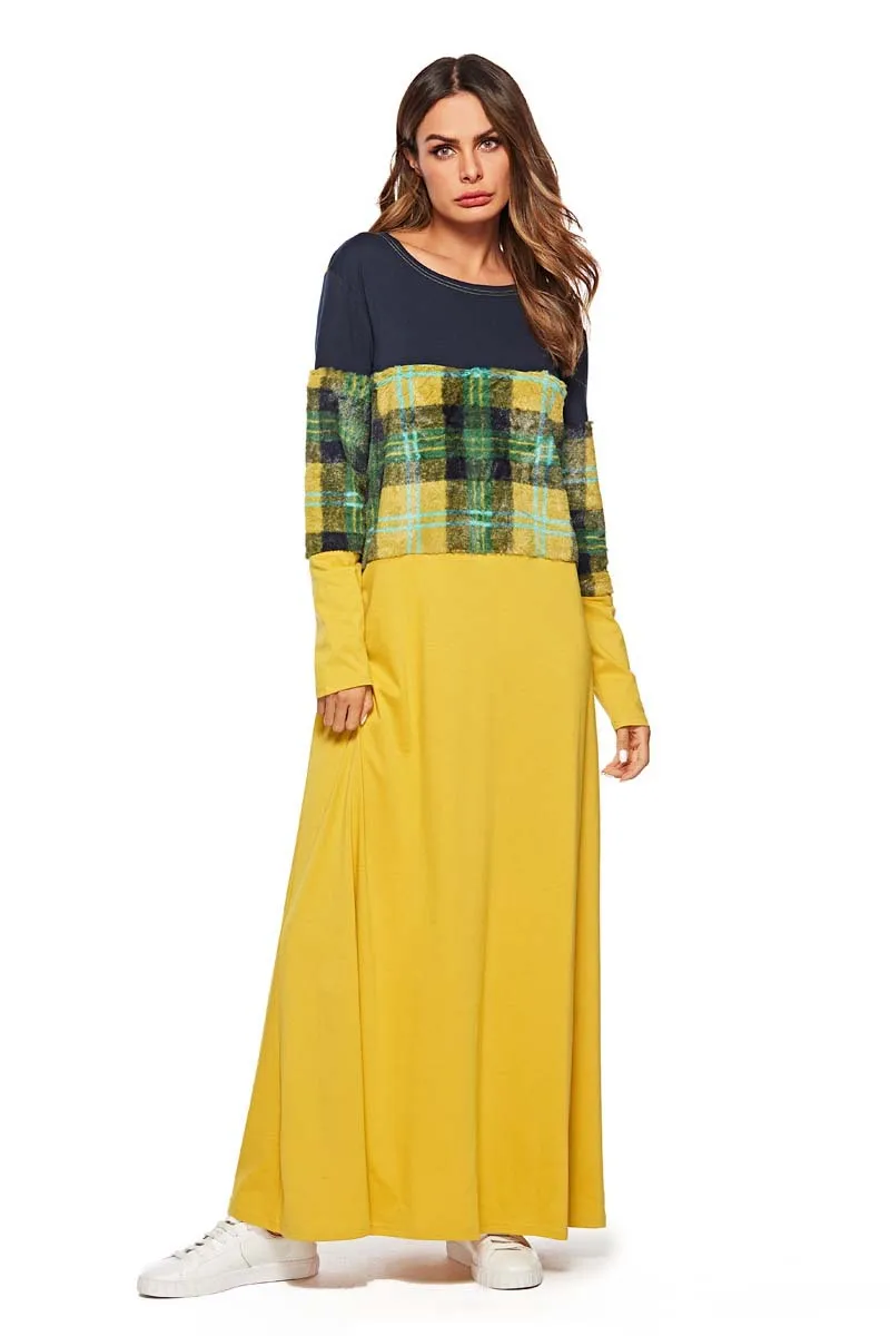 Мусульманское платье-абайя для женщин Дубайский арабский марокканский кафтан