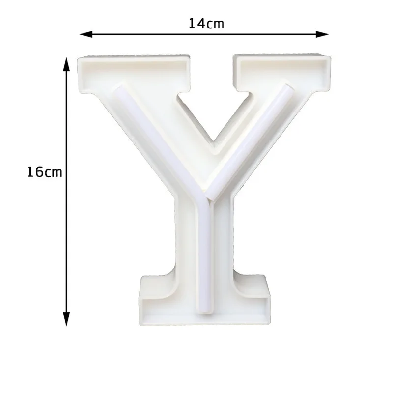 Ночной светильник с питанием от USB/аккумулятора неоновый шатер 10 номерами лампа