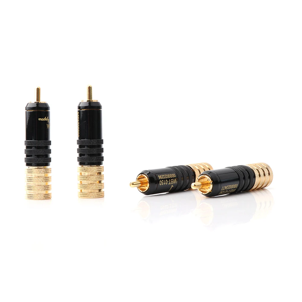 rca macho jack adaptador conector plugue de