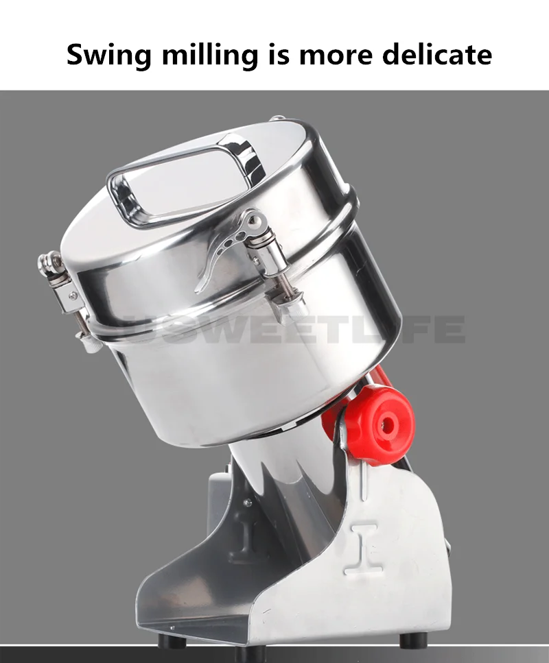 

Grains Spices Hebals Cereals Coffee Dry Food Grinder Mill Grinding Machine Gristmill Home Medicine Flour Powder Crusher