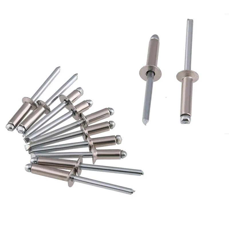 

Заклепки поп-заклепки M2.4 M3 M3.2 M4 M5 304 из нержавеющей стали/алюминия с потайной плоской головкой 5 мм-25 м