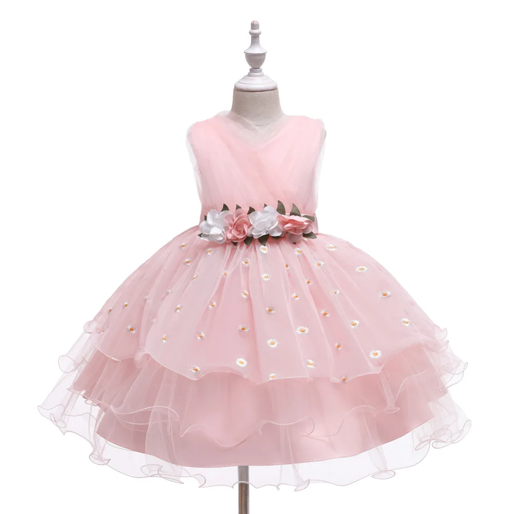 

Princess skirt European and American fluffy dress skirt summer net gauze skirt girl flower girl kindergarten performance dress