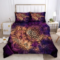 3d bedding set bohe duvet cover sets pillowcase zipper closure single double twin full queen king size for kids adults xf1030 2