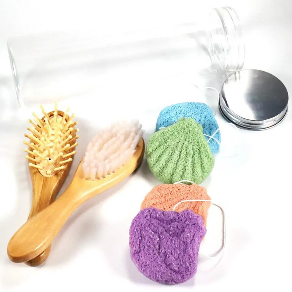 Щетка губка для ванны Konjac набор биоразлагаемых щеток многоразовый