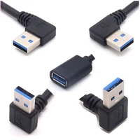 usb3 0 up down left right 90 degree extension cord male to female usb3 0 cable computer laptop connect network card u disk