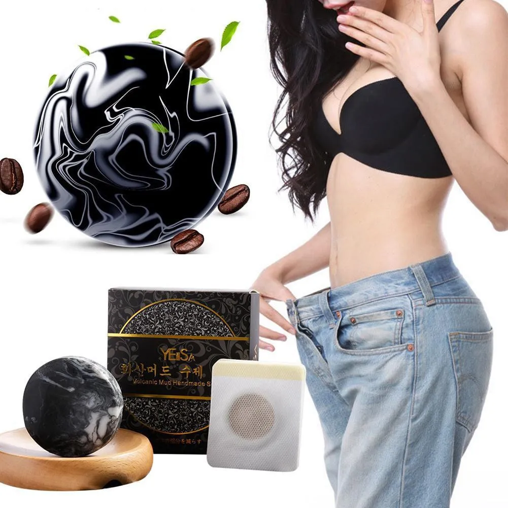 

Ins Hot Selling Volcanic Mud Coffee Soap Bar Mineral Mud To Ash Soap Skin Whitening Body Transparent Anti-Skin Tilting New