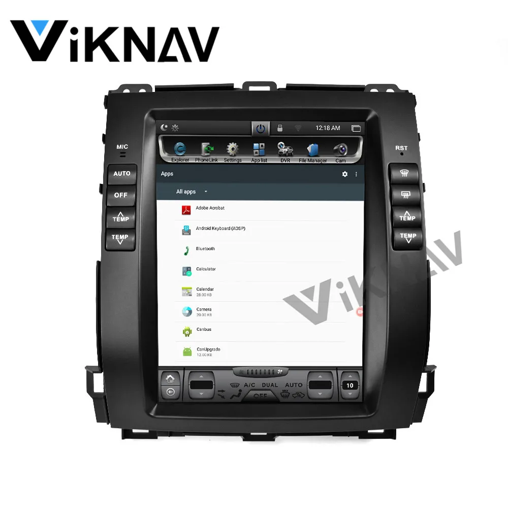 Для lexus gx470 для toyota land cruiser prado 120 2002-2006 2007 2008 2009 android Авторадио автомобильное радио gps