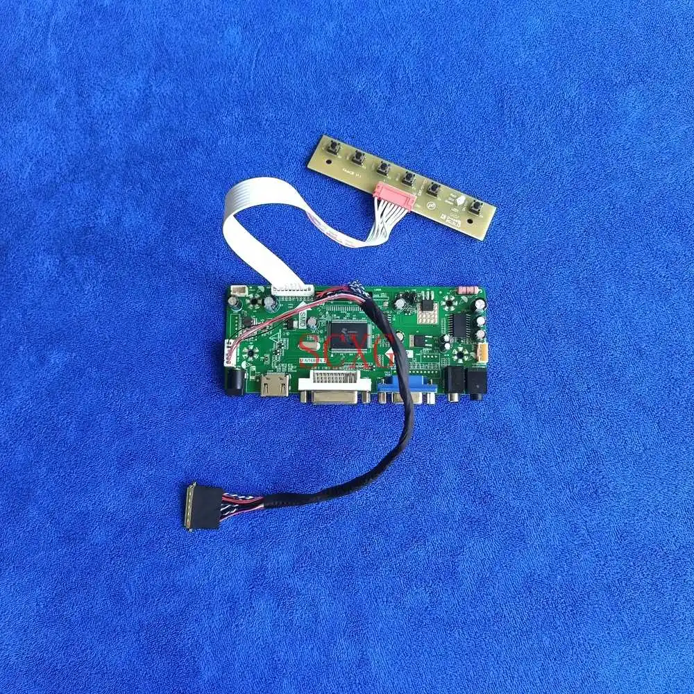 

1920*1080 MNT68676 DIY Kit VGA DVI HDMI-compatible WLED 60Hz For B156HW01/B156HW02 LCD matrix drive controller board 40-Pin LVDS