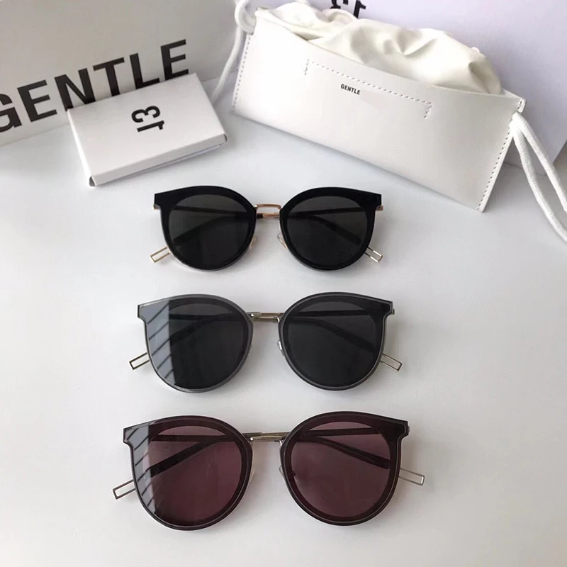 

Модные Роскошные брендовые дизайнерские нежные солнечные очки в форме монстра женские ацетатные круглые очки MERLYNN поляризованные очки для ...