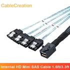 Внутренний кабель CableCreation HD Mini SAS (Стандартный хост), внешний кабель 4 SATA для контроллера 4 Sata, подключение к жесткому диску