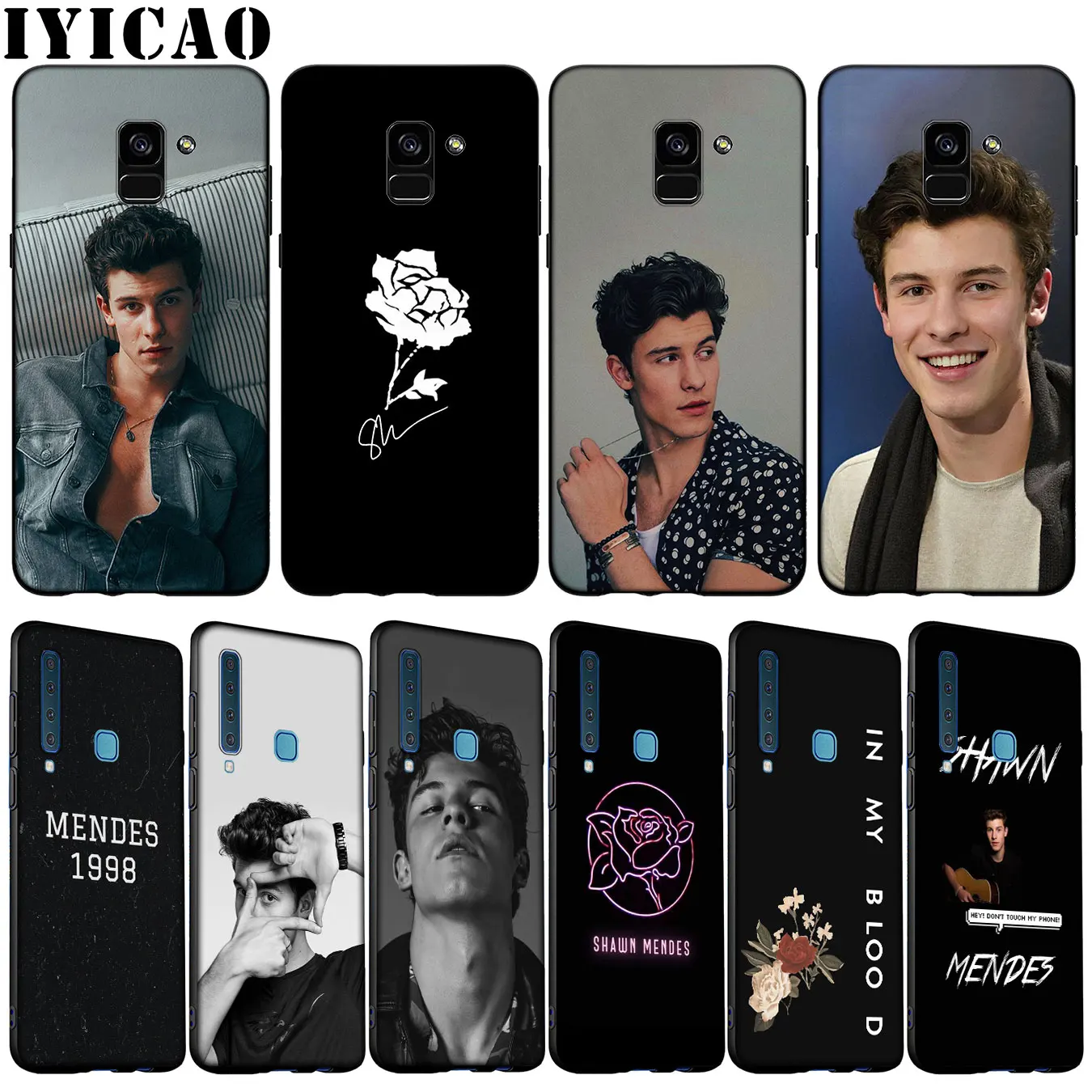 Shawn mendes Мягкий силиконовый чехол для телефона Samsung Galaxy A6 A7 A8 A9 2018 A3 A5 2016 2017 Note 9 8 10 Plus