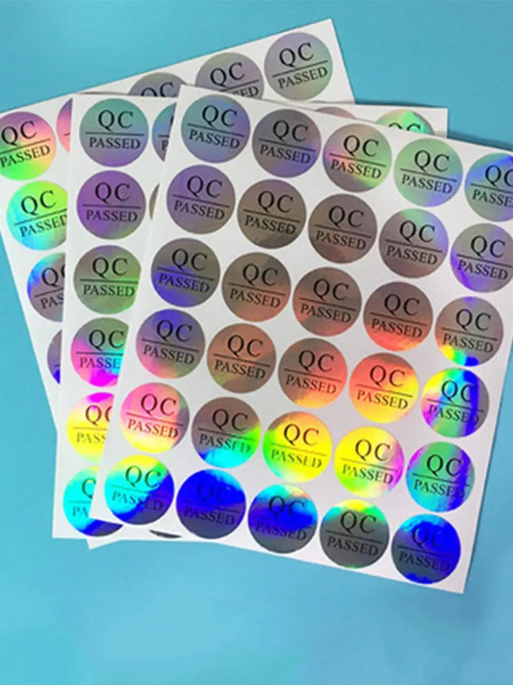 Наклейка-этикетка круглая сертифицированная или Неквалифицированная - купить по