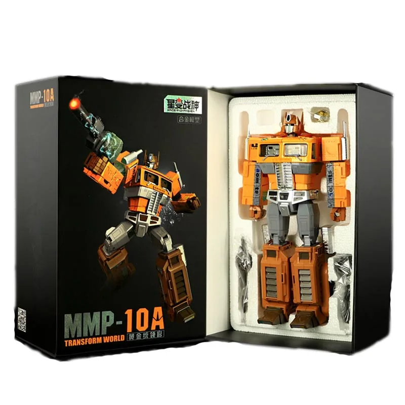 Yellow Retail Box YX трансформация MPP10 OP Commander mpp-10 mmp10 mmp-10 сплав глаз светильник негабаритных фигурка Робот Игрушки - Цвет: Yellow Retail Box