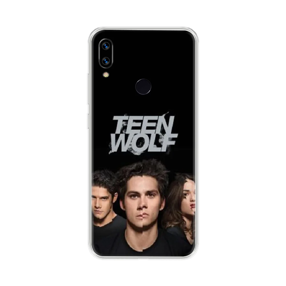 Teen wolf логотип ТПУ черный чехол для телефона Корпус Xiaomi Redmi 2 3 4x5 5a 6 7 8 8T pro