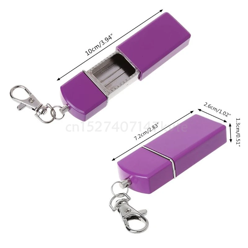 Новый дизайн Портативный мини карманный пепельница ветрозащитные Чехлы Брелок